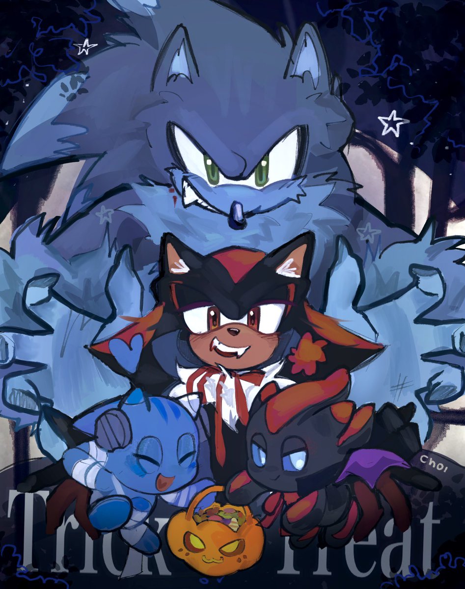 astrxchoi's tweet photo. FINAL DAY OF SONICTOBER! HAPPY HALLOWEEN!!! 🎃 #sonictober2025 https://t.co/xmIJCJWCIh
