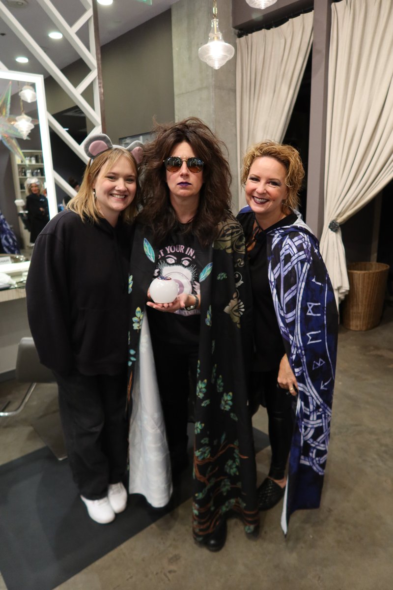 What a treat 🍭 to have all this Halloween fun! 🎃🔮 We love any excuse to dress up around here! 👻 #HappyHalloween