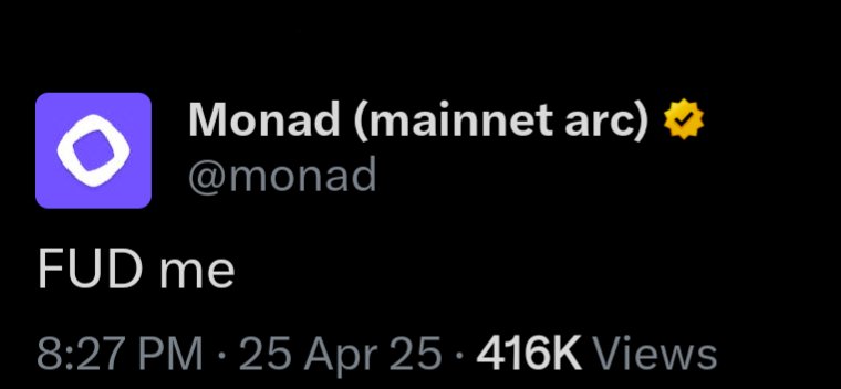 say whatever you want but remember monad is inevitable

road to monad mainnet 🫵