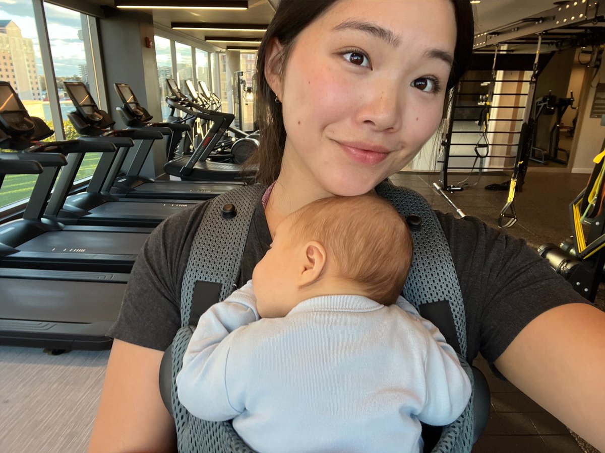 katalyst_katt's tweet image. been a lil tired, but posting on x has actually gotten my butt up and moving 💀 day 5 of post partum pelotoning with my lil bean #fitdevs