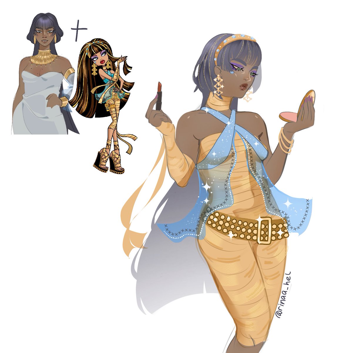 Nita x Cleo de Nile outfit 

#ocart