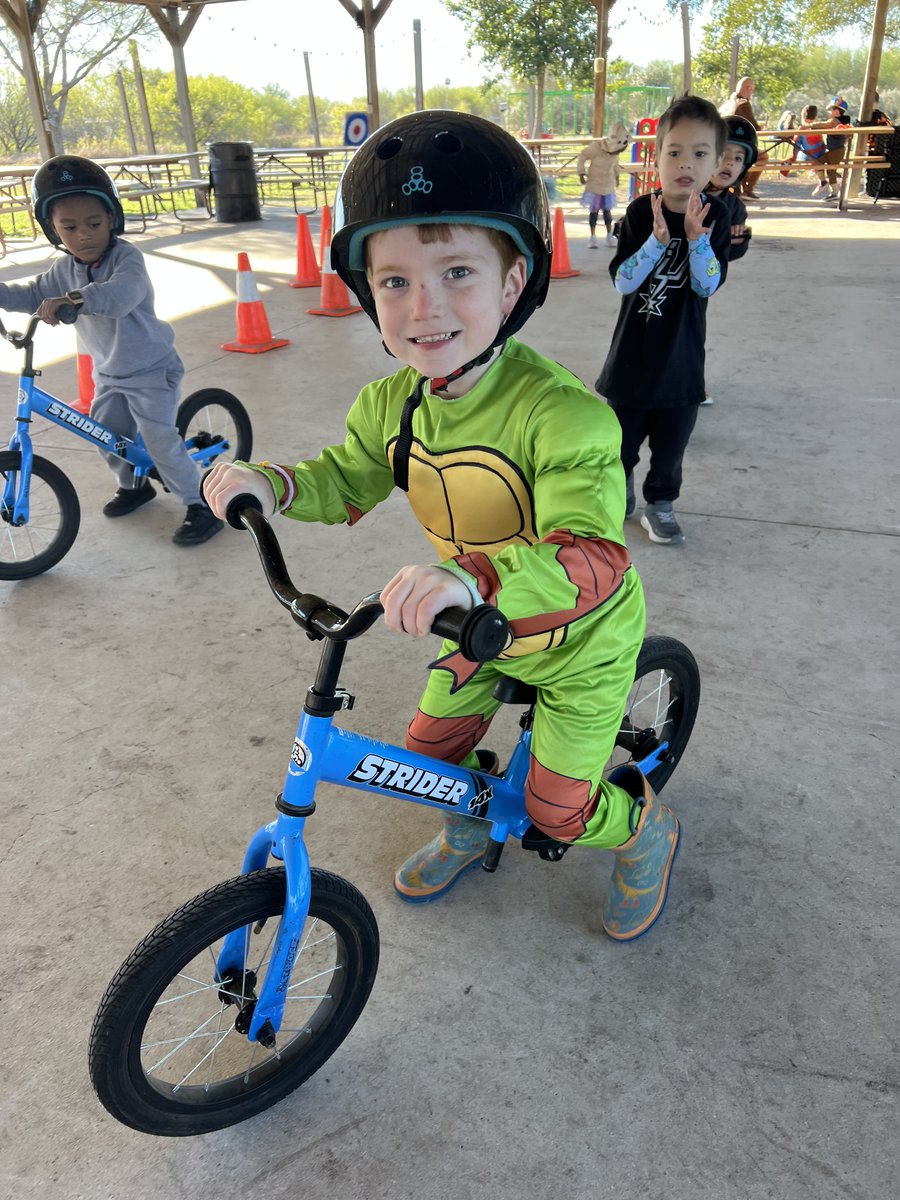 Happy Halloween from our Pre-K nature explorers! Our little ones celebrated in costume, riding balance bikes, laughing together, and soaking up the fall fun.

ENROLL NOW - Limited spaces available, please call for more information: 210-686-5606