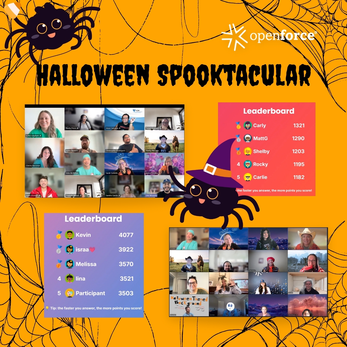 OpenforceTech's tweet image. 🎃 Spooktacular at Openforce! 👻 Our team brought the boo to business! Our employees showed off their creativity and festive spirit in full costume.
#OpenforceHalloween #TeamSpirit #SpookySeason #HalloweenVibes