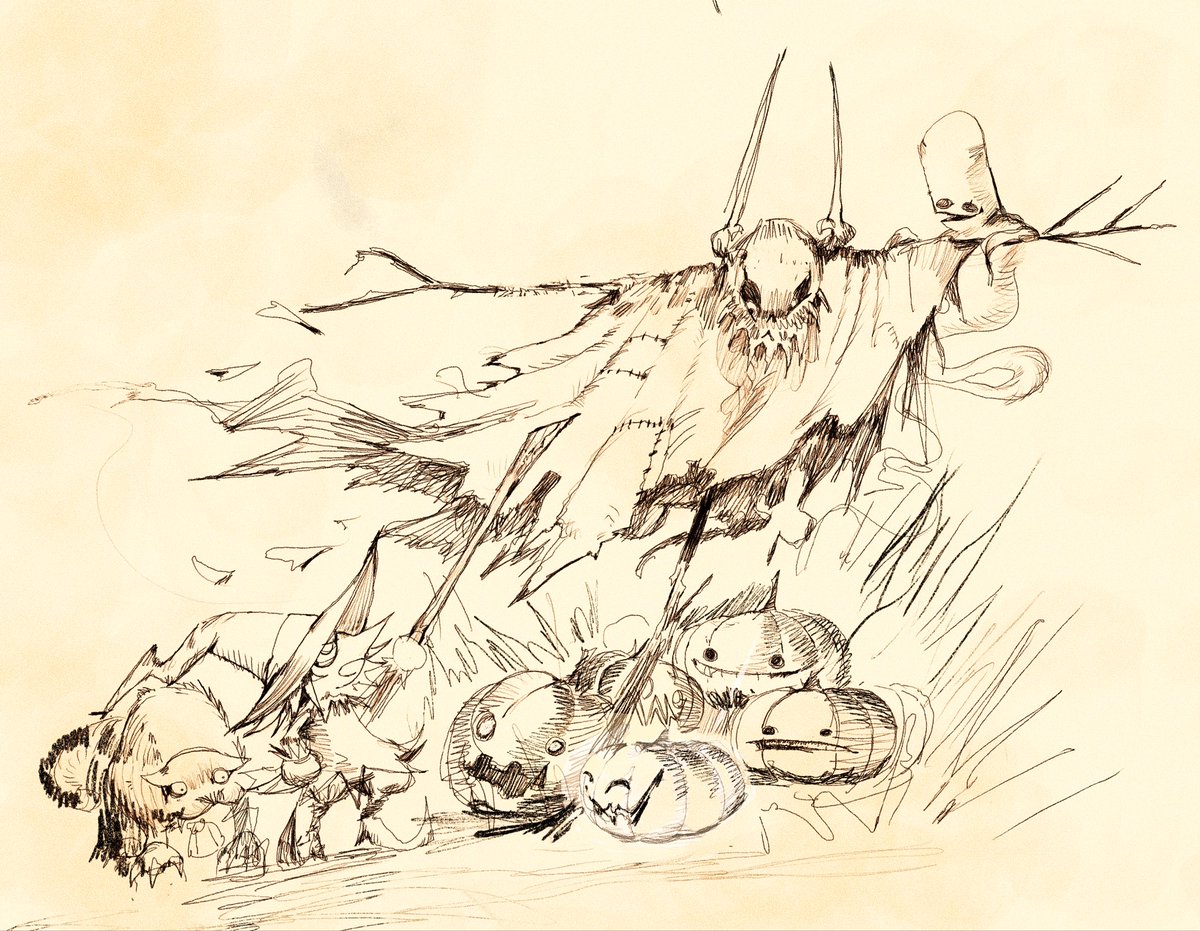 Halloween 2025 sketch!

Wish I could’ve done more but I lost track of time and class was super busy