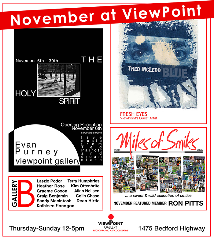 ViewPointHfx's tweet image. November 2025 - What's Happening at ViewPoint Gallery - mailchi.mp/e7d98a9254f0/v…