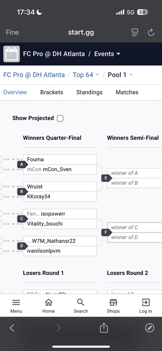 3 wins on the winner bracket through the top 64