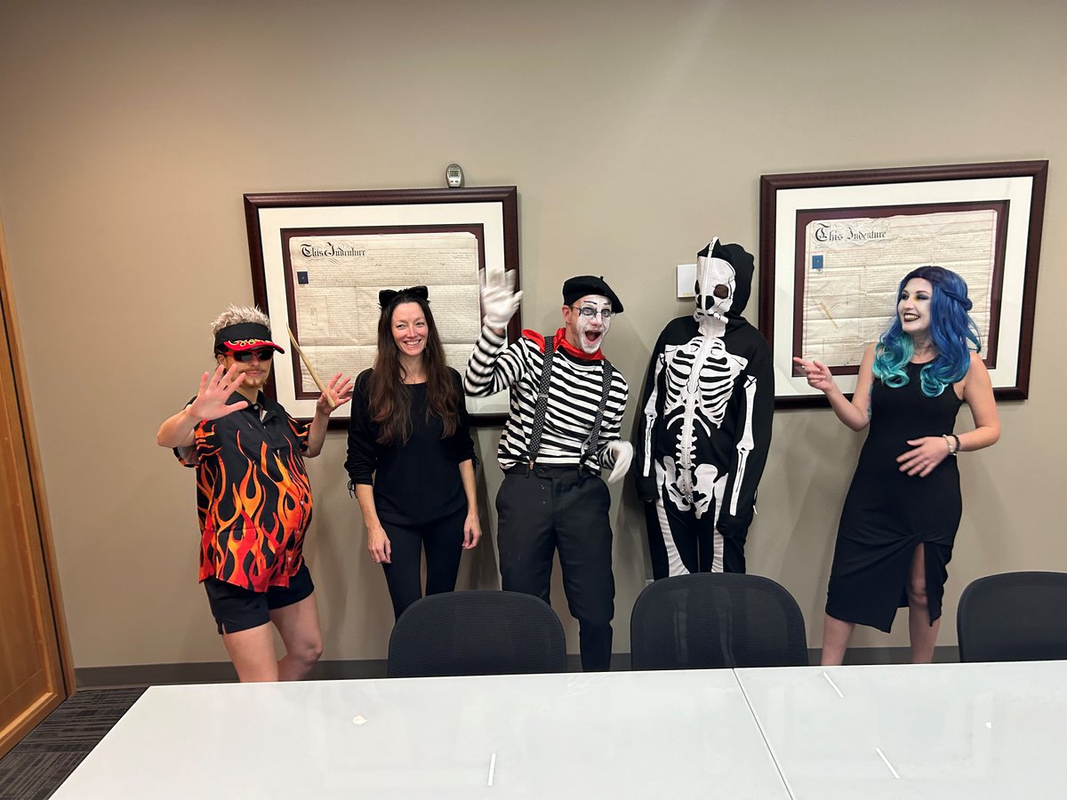 pihllaw's tweet photo. Our team got into the Halloween spirit today! Wishing everyone a safe and fun Halloween! https://t.co/ckHeLyMuuh