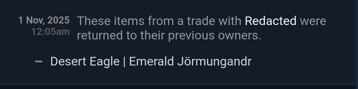 Bought it for $524. Knew it was too good to be true.

<a href="/CounterStrike/">CS2</a> <a href="/valvesoftware/">Valve</a>  This has to change. The whole idea of this feature was to prevent scams but all it did was enable a new type of scam. I was robbed of my time, my money (for 6 days) and my good decision.