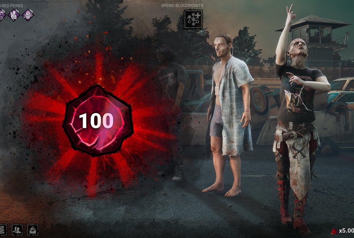 HaddieTh3Baddie's tweet image. My current P100s &amp;lt;3 
Hehe 🥰💜 
#dbd #DeadbyDaylight #p100