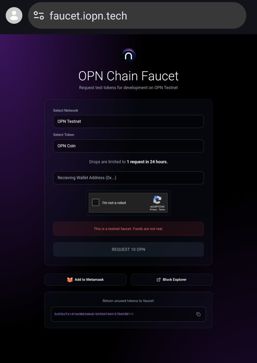 Mr_Jay_Pee's tweet photo. OPN Testnet is live

Claim an exclusive, limited- time Genesis n-Bage for early testers if you haven't. 

Firstly, go to https://t.co/DDoVYCgdEW and claim some test tokens. 

Secondly, go to https://t.co/MXLhTAZPB3 to verify and then claim the badge.

Join the testnet here https://t.co/Z1mqC8DrFI

@IOPn_io is giving us a sovereign Layer-1 built for apps that demand reliability, transparency, and scale.  

Go to https://t.co/TYRjfoHOBA and start earning points if you haven't xeet about it on @xeetdotai.

Accelerate ⋂