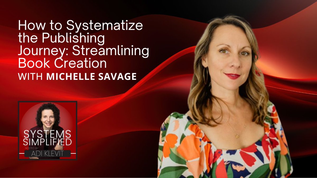 bizsuccesscg's tweet image. How can publishing your story become a system for growth? Adi talks with Michelle Savage of Sulit Press on empowering women through structured storytelling: bizsuccesscg.com/how-to-systema… 

#SystemsSimplified #Leadership #BusinessGrowth