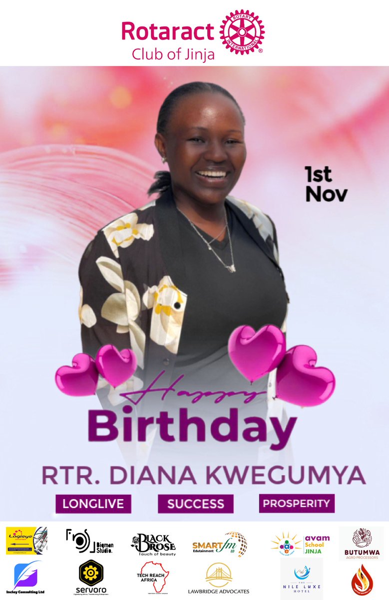 Happy Birthday Rtr. Diana Kwegumya! 🍰
Wishing you more impact, joy, and growth as you continue to serve and inspire. 💛💙
#Rotaract #FellowshipThroughService