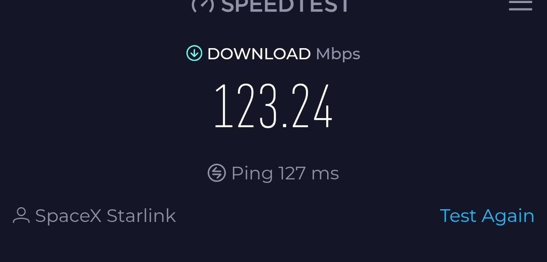Congratulations <a href="/elonmusk/">Elon Musk</a> and <a href="/SpaceX/">SpaceX</a> team, you've done it. 

I'm in Tawara in Kiribati and I have faster Internet here than at home in Sydney Australia. 

<a href="/Starlink/">Starlink</a> is truly a game changer for the Pacific Region