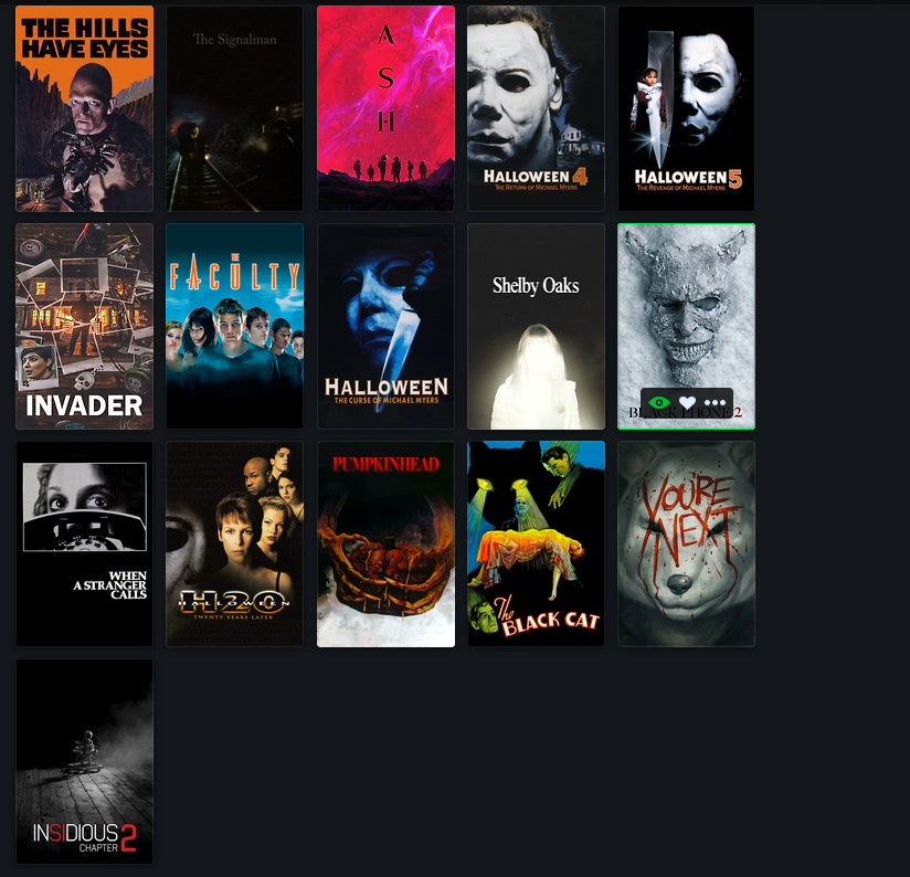 have tried to do this the last few years but finally actually did it 31 horror first watches of extremely varying quality follow me on letterboxd if u wanna :) letterboxd.com/coolin_slow/