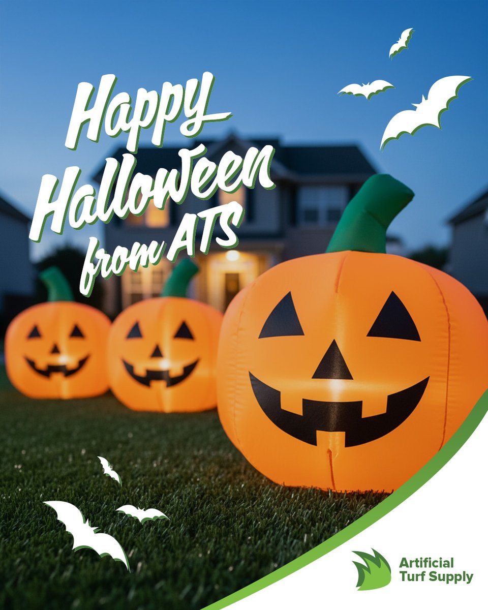 ArtificialTurf_'s tweet image. Wishing you a turf-tastic Halloween! 🎃

Even the ghosts and goblins can’t spook this perfectly green lawn 💚 Enjoy a low-maintenance yard that stays boo-tiful all year long — no tricks, just ATS quality that treats you right.

Stay safe and have a fun night! 🕸️✨