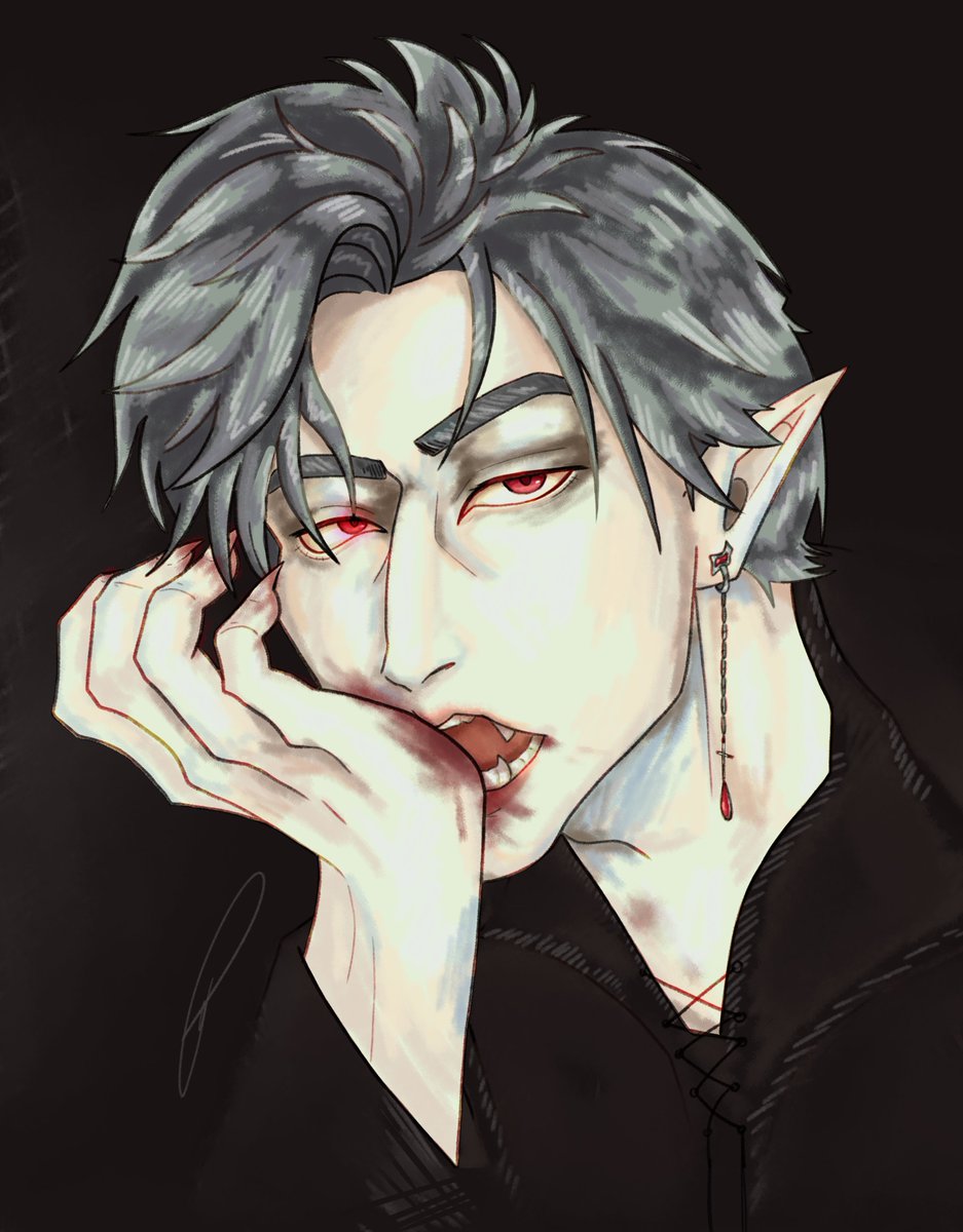 I wish vamp Sylus was real..
#Sylus #LoveandDeepspace