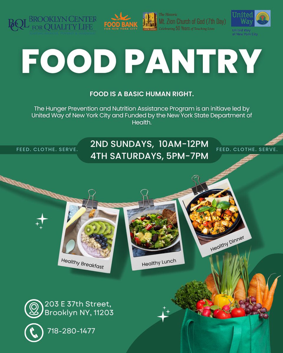 With the ongoing government shutdown and the temporary pause of SNAP benefits, many local families are experiencing increased hardship. BCQL’s Food Pantry remains open to support our neighbors in need.

📅 Upcoming Pantry Dates:
• Sunday, Nov 9 
• Saturday, Nov 22