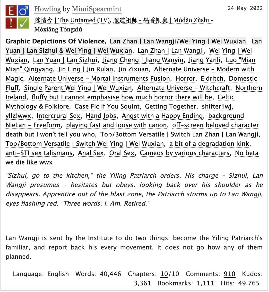 El 🦋🌸 @ New Modern WangXian AU!!!📌 tweet media