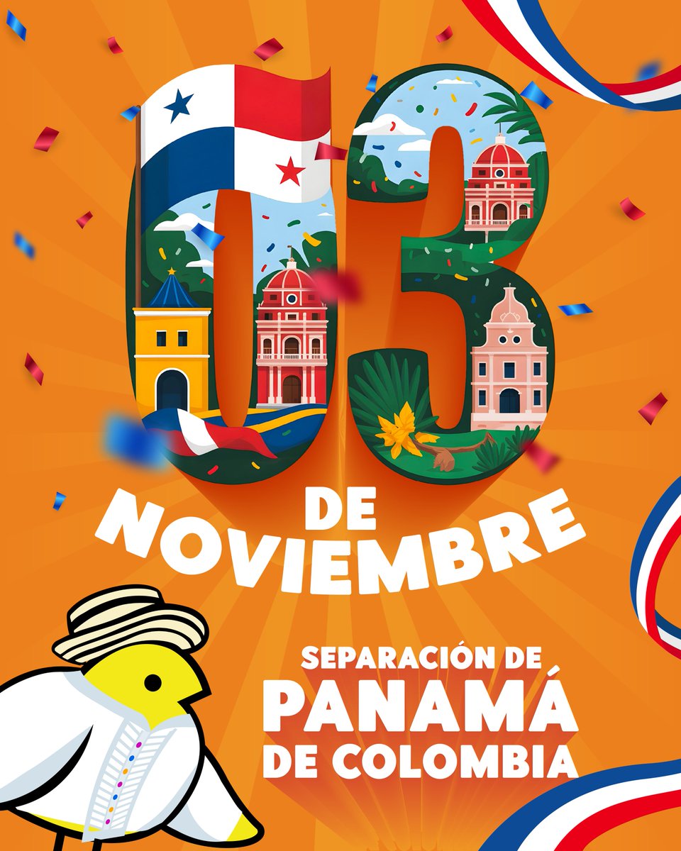 ¡Feliz 3 de noviembre, Panamá! 🎉🇵🇦
 Hoy celebramos más de un siglo de historia, sabor y orgullo nacional❤️

#PioPio #3DeNoviembre #FiestasPatrias #OrgulloPanameño #LoMío