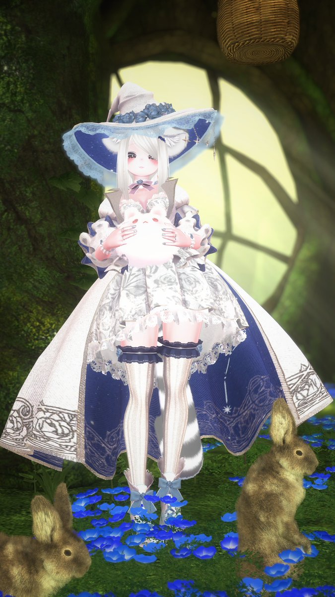 おはよう土曜日🪐
昨夜はぶいちゃ落ちてて寝ちゃったので、今朝撮れたてホヤホヤのお写真です📸🐰
world: うさぎの森 by ちとせ（Chitose）
vrchat.com/home/world/wrl…
#IKUSIA #thrlooking_glass