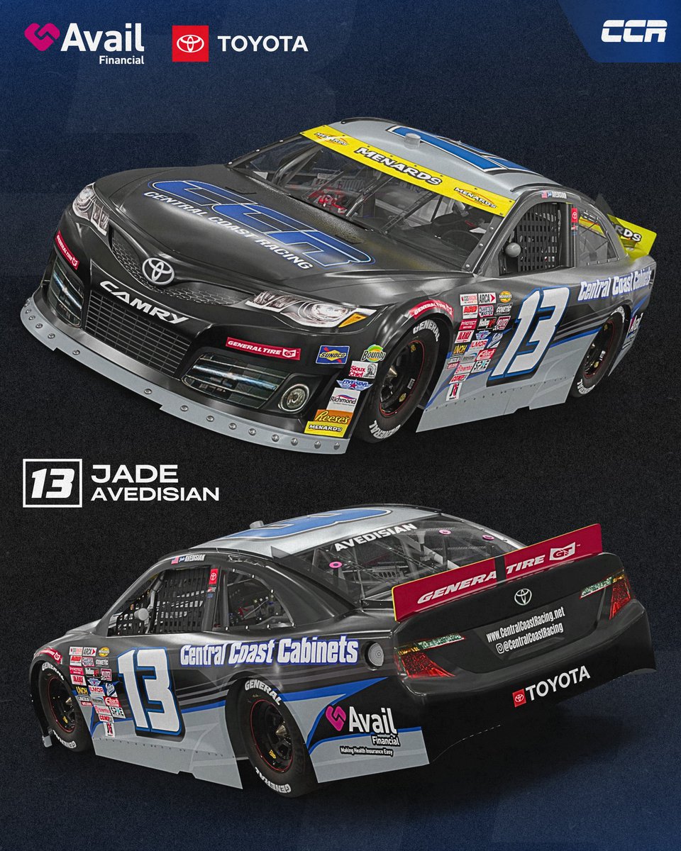 Passing cactuses on every corner tomorrow at @PhoenixRaceway. 🏜️ 

<a href="/ToyotaRacing/">ToyotaRacingusa2</a> and @AvailFinancial join us for the final race of the year in the ARCA Menards Series West.

#arcaracing #toyotaracing #toyotaracingdevelopment