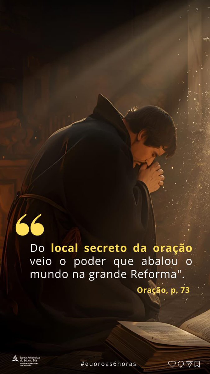 Hoje a REFORMA PROTESTANTE completa 508 anos. Eis as 5 solas: 

✝️Sola Scriptura!
✝️Sola Fide!
✝️Sola Gratia!
✝️Soli Deo Gloria!
✝️Solus Christus!

“Por meio de Lutero, Deus efetuou uma grande obra.” By <a href="/ellenwhite/">Ellen White</a> - HR, p.340
