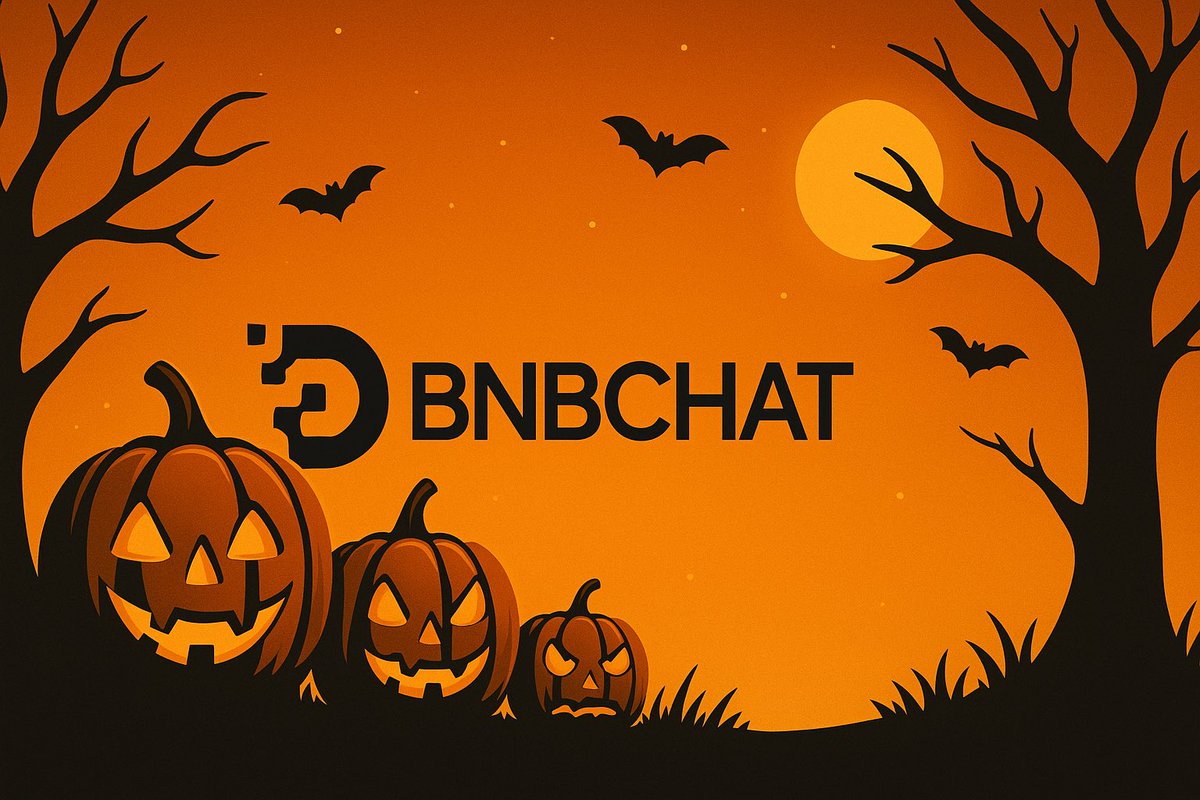 BNBChatAI's tweet photo. 🎃 Happy Halloween from BNBChat 👻
The only thing scarier than ghosts… is missing the next big Web3 presale. 👀

Stay tuned $BNBCHAT is coming soon.

#BNBChat #Halloween #BNB #Web3 https://t.co/IcduWesL18
