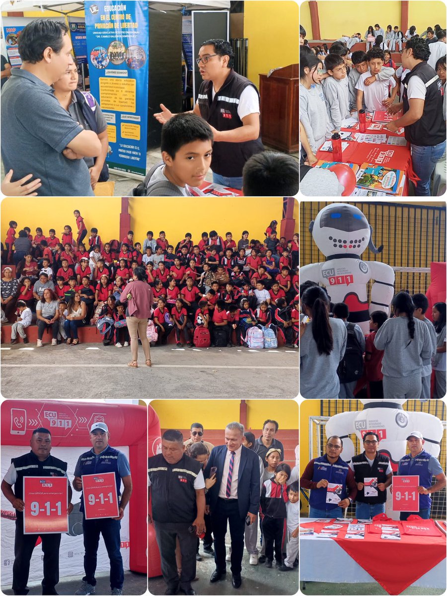 ECU911Austro's tweet photo. 🤝#Vinculación

@ECU911Macas  participó en la #BrigadaSocial organizada por la @gobermorona_s en la parroquia General Proaño.

Con dinámicas y charlas amenas nos acercamos a la #niñez y #juventud para sumarlos a nuestro equipo de prevención y apoyo a la hora de gestionar una emergencia a través de la 📲 #LíneaÚnicaParaEmergencias 9-1-1.

#ECU911BrindaSeguridadIntegral