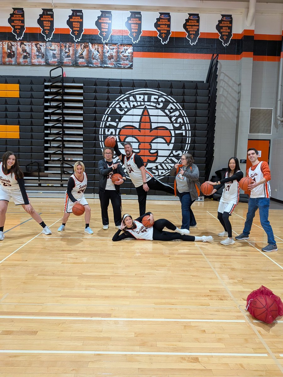 Hey <a href="/stce_baseball/">St. Charles East Baseball</a> if you need any extra players this year, we got you 😜 Happy Halloween from the STCE World Language Department 🎃