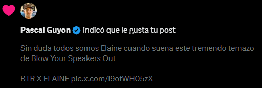 LxsRushers's tweet photo. Nos da orgullo decirles a las Elainers que gracias a la colaboración de ayer con las Harcury logramos que Pascal Guyon (productor y escritor de la reciente canción de Big Time Rush llamado Blow Your Speakers Out) le diera like al edit de Elaine bailando con BTR de fondo🫶 https://t.co/w6WEAdLHa1