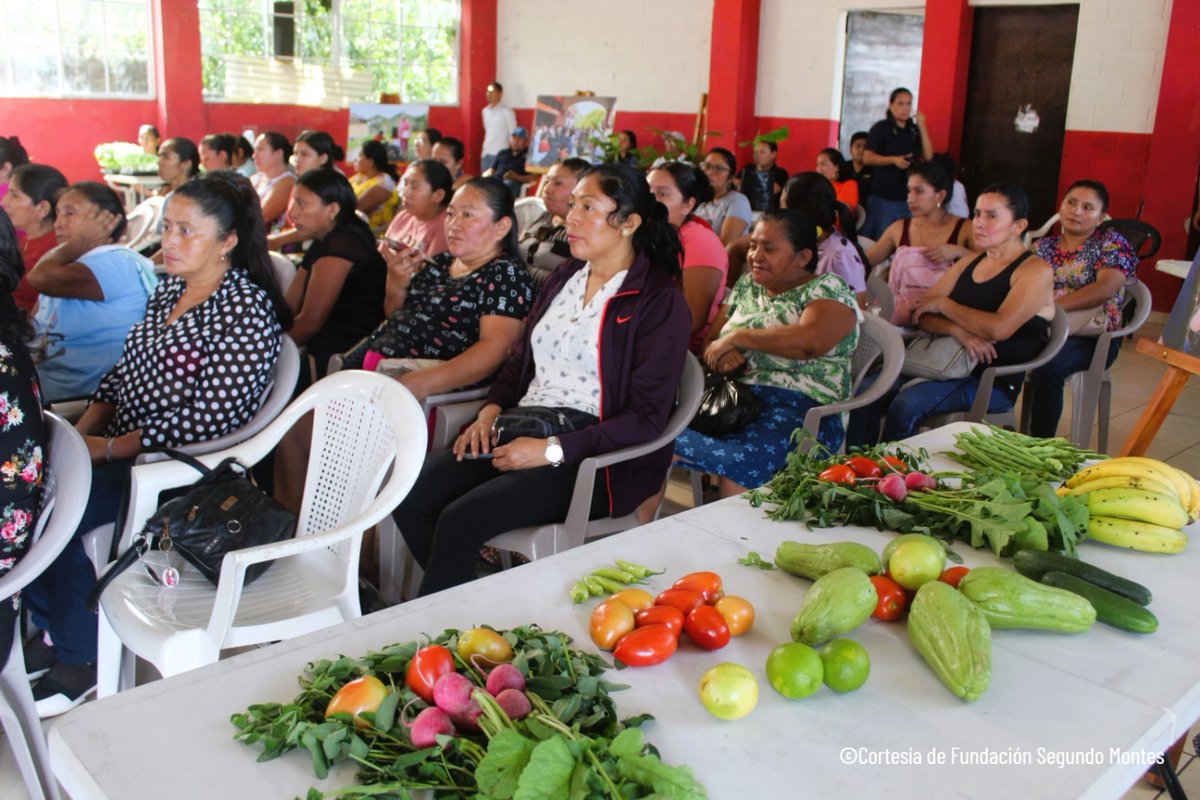 FAOElSalvador's tweet photo. El evento se llevó a cabo en coordinación con el gobierno distrital de Cacaopera, en el Departamento de Morazán. 

La celebración también se enmarcó en el #DíaInternacionaldelaMujerRural, el cual se conmemora cada 15 de octubre.🌾💚

#MujeresRurales #Cacaopera #FAOElSalvador https://t.co/h0BzIydeL0