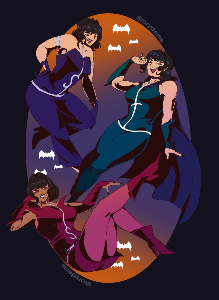 RoryDema's tweet image. Trick or Treat💜💙❤️🎃
#maccadams #Humanformers #starscream #thundercracker #skywarp