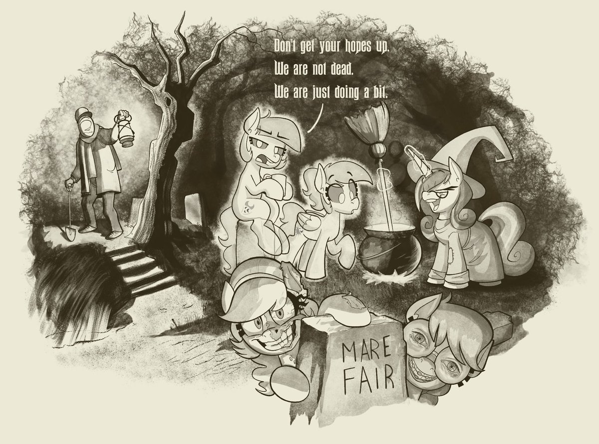 Spooky mares for a spooky day