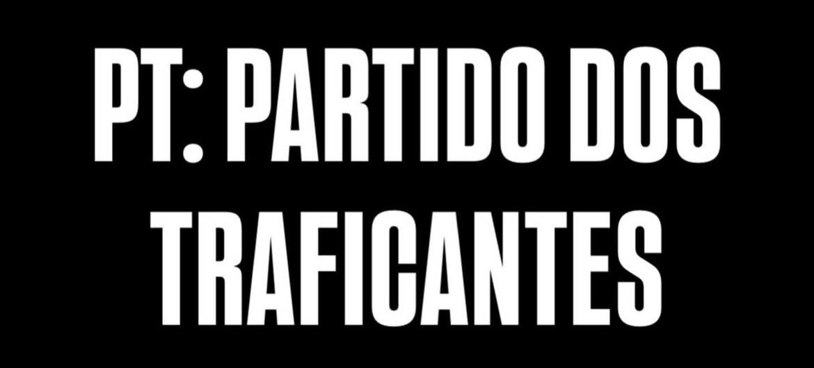 Brunnito's tweet image. PT: PARTIDO DOS TRAFICANTE