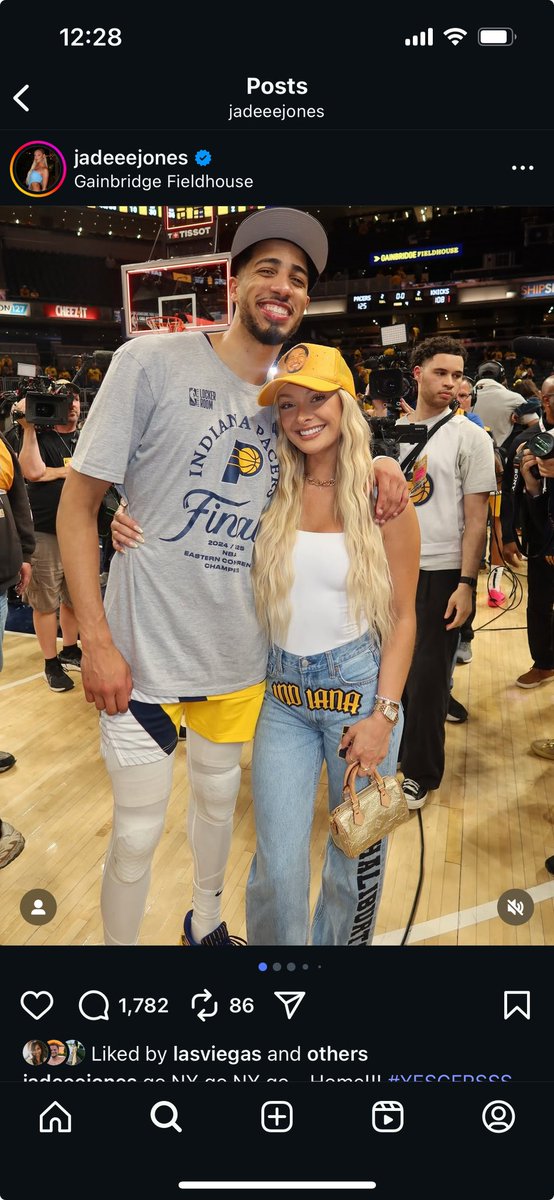 The king and queen of Indy (and NYC) <a href="/Hali/">Tyrese Haliburton</a> <a href="/Pacers/">Indiana Pacers</a>