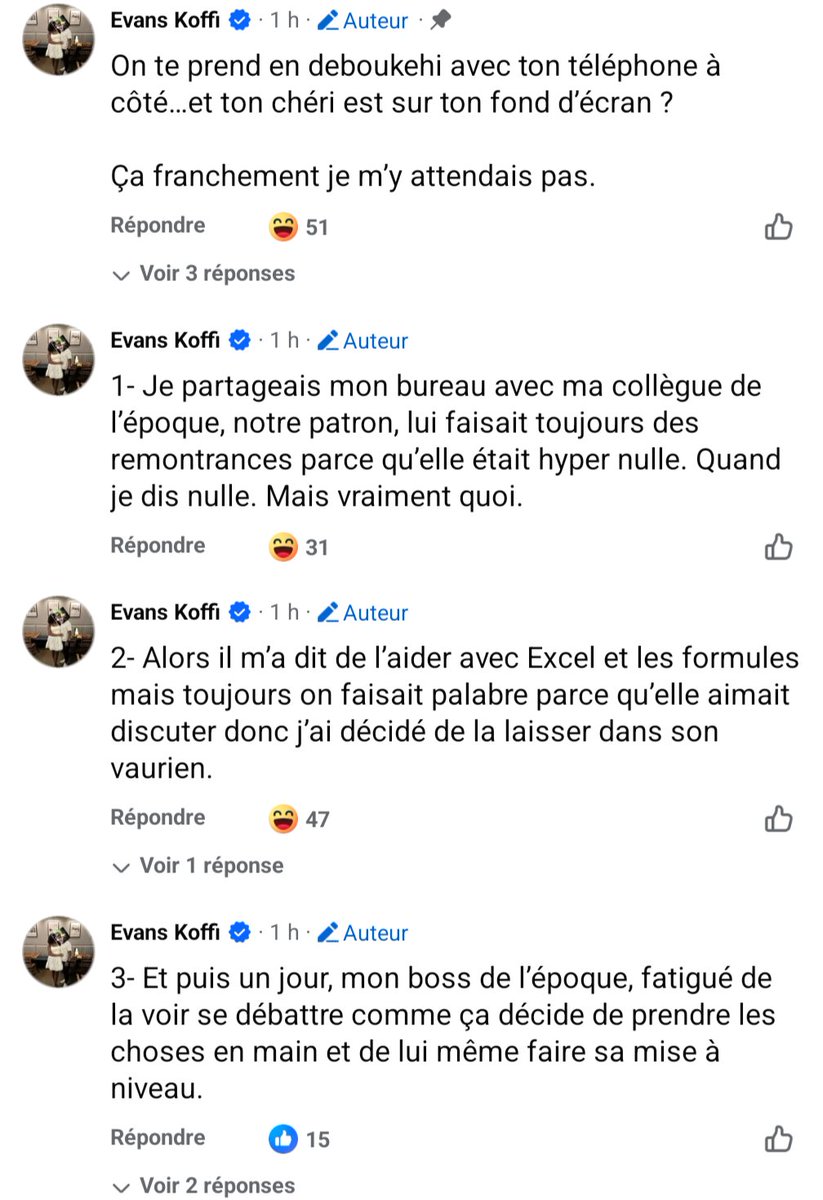 LucaVaran's tweet image. « Je me suis dis ah…au moins tu sais mougou à défaut de maîtriser Excel »😭🤣🤣🤣🤣🤣🤣🤣🤣🤣