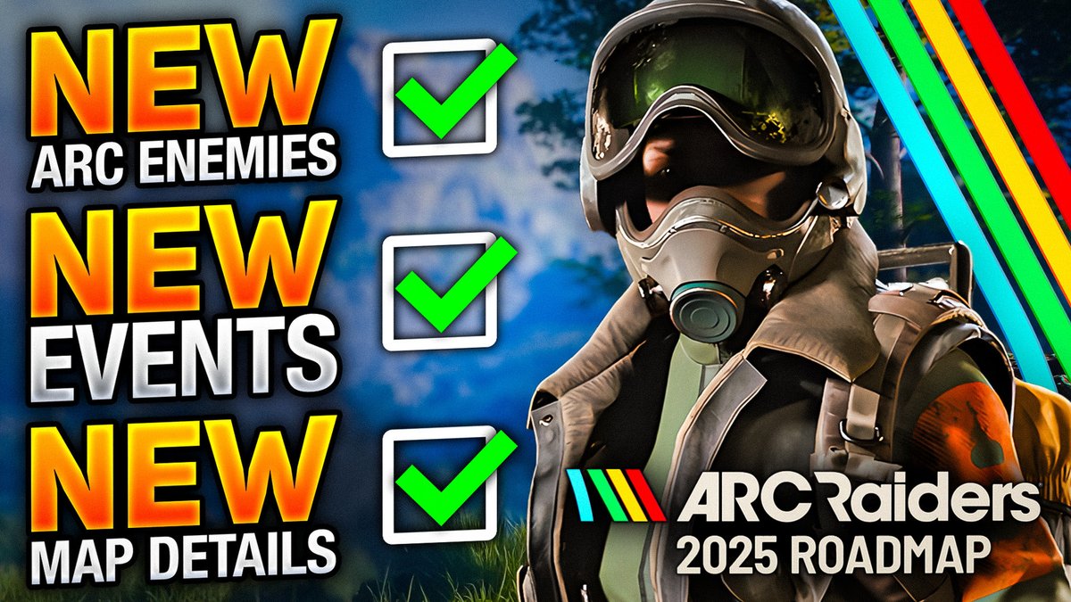 The FUTURE of ARC Raiders REVEALED!

New enemies, events, maps, &amp; more!

Watch: youtu.be/kg9kEPzbv-I