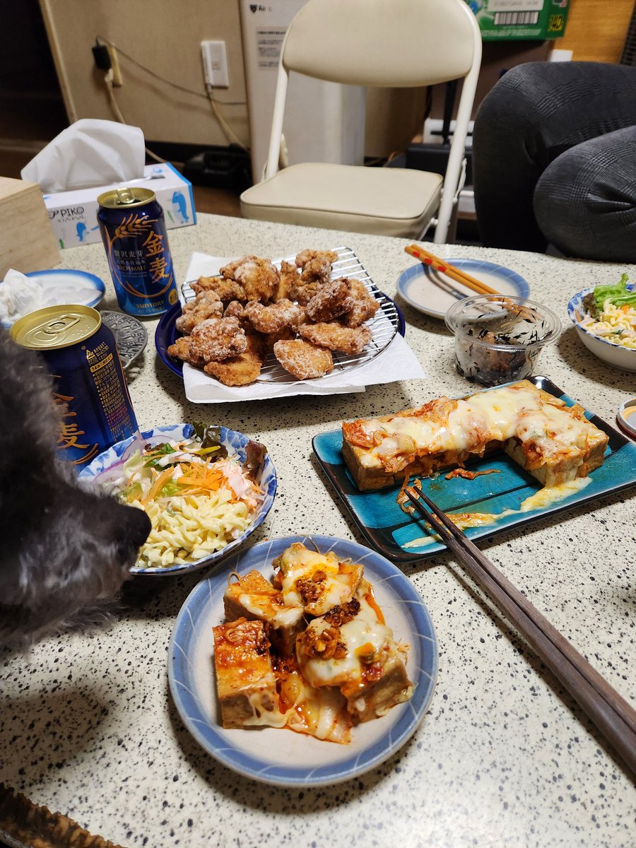 (土)おはようございます🐶
昨夜のご飯。😊