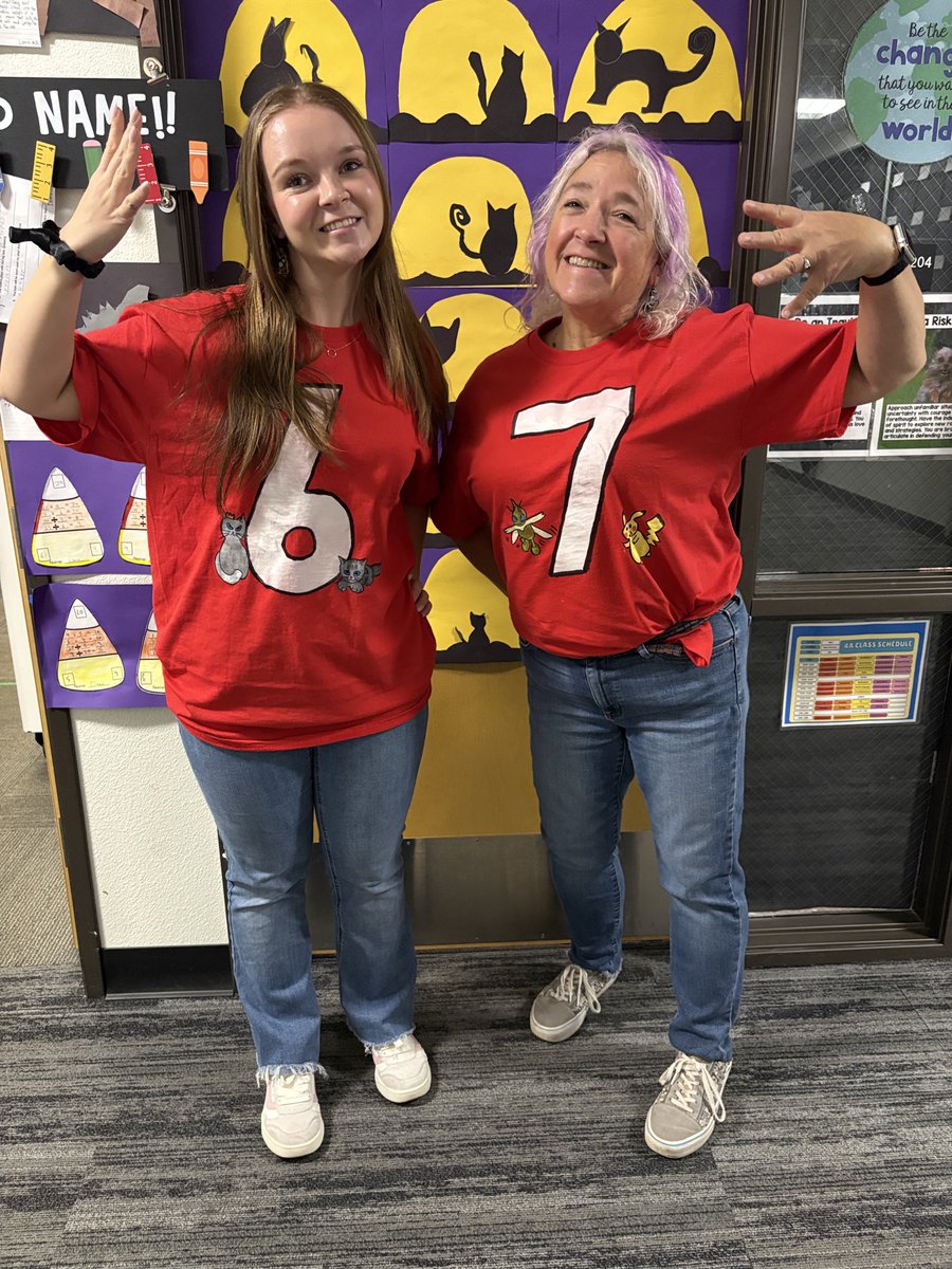 clstward1's tweet image. Oh yes we did! We went THERE! #GCCCharters @EPIC_academics #4thgrade Ts went there! Six-Se——ven! 
The students LOVED it! Great time connecting with students! @gcc_jsample @iheartckh