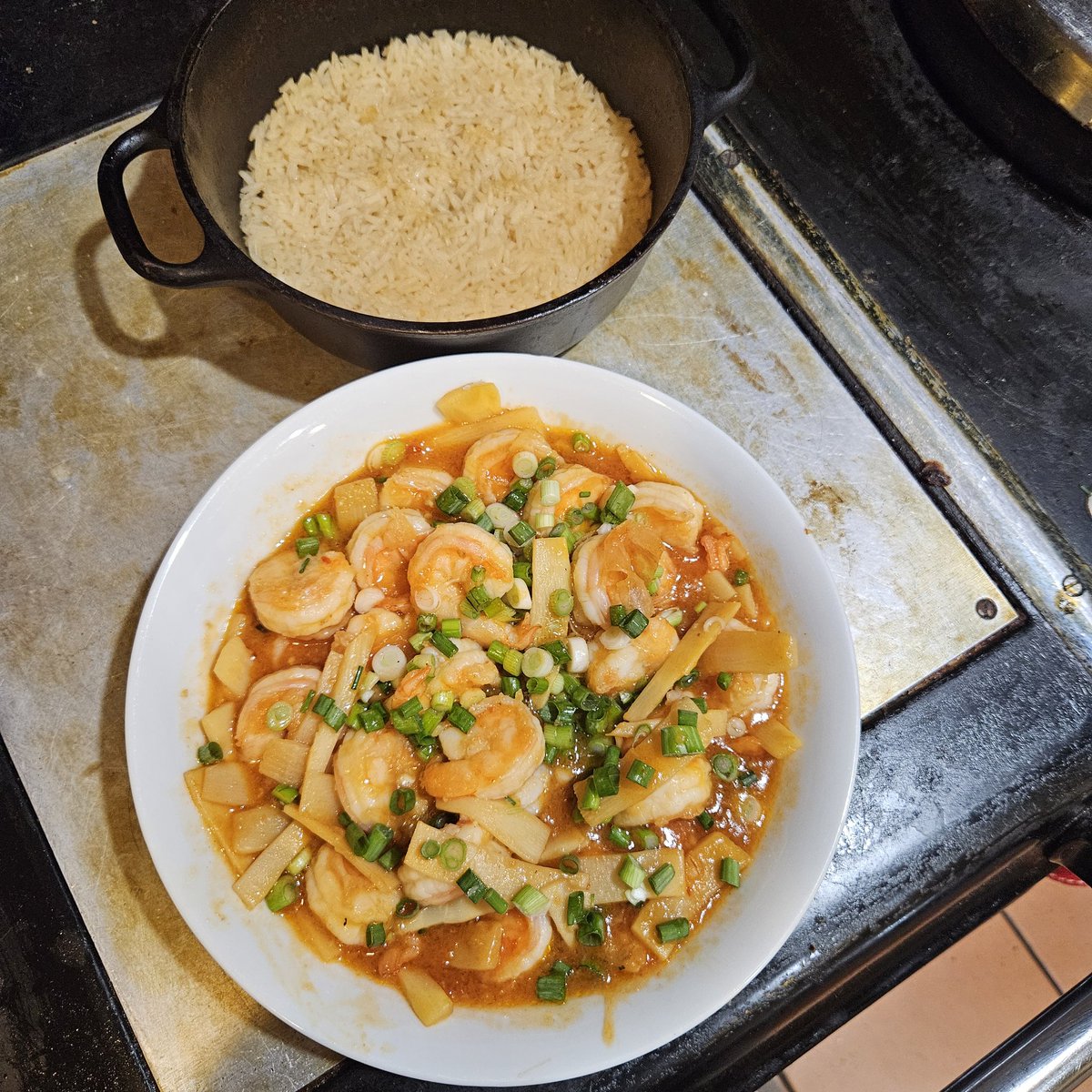 johnosisto's tweet photo. Szeuchan Shrimp tonight. #therailat1627 https://t.co/Fej5ztvh4H