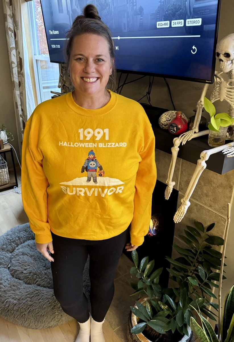 Did we ever tell you about the Halloween Blizzard of 1991?

(Why are they Packer colors?)