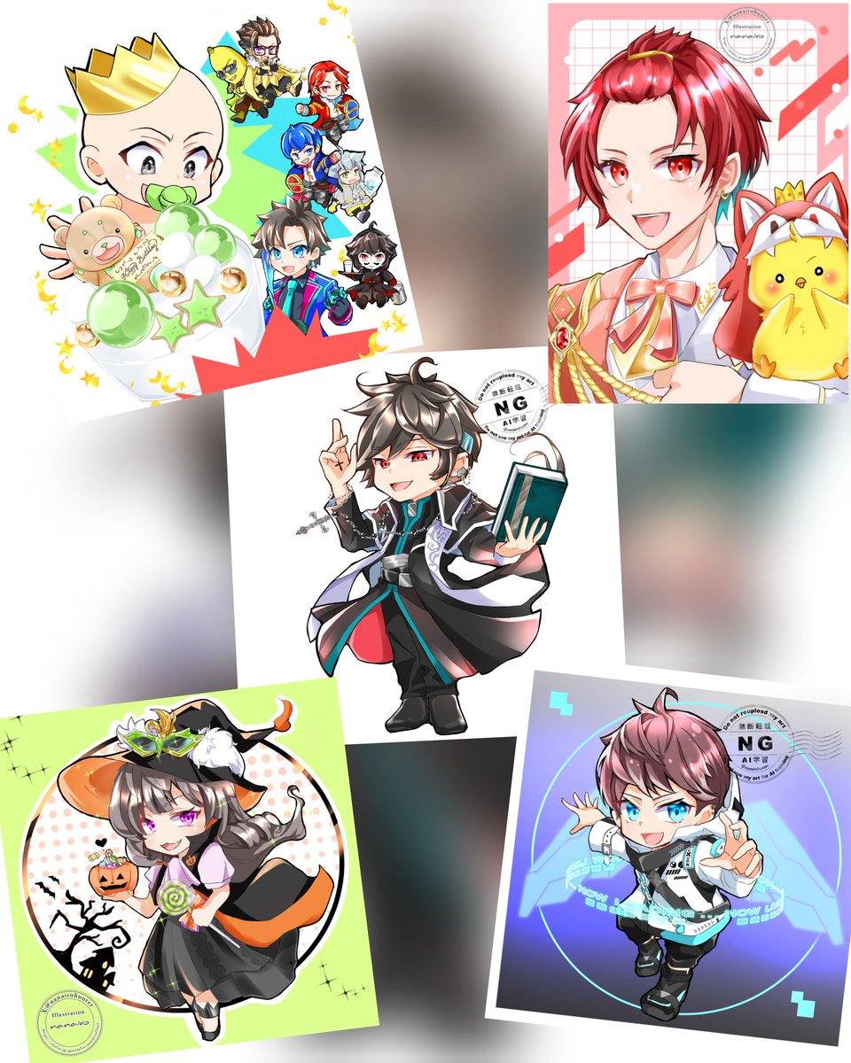 #今月描いた絵を晒そう