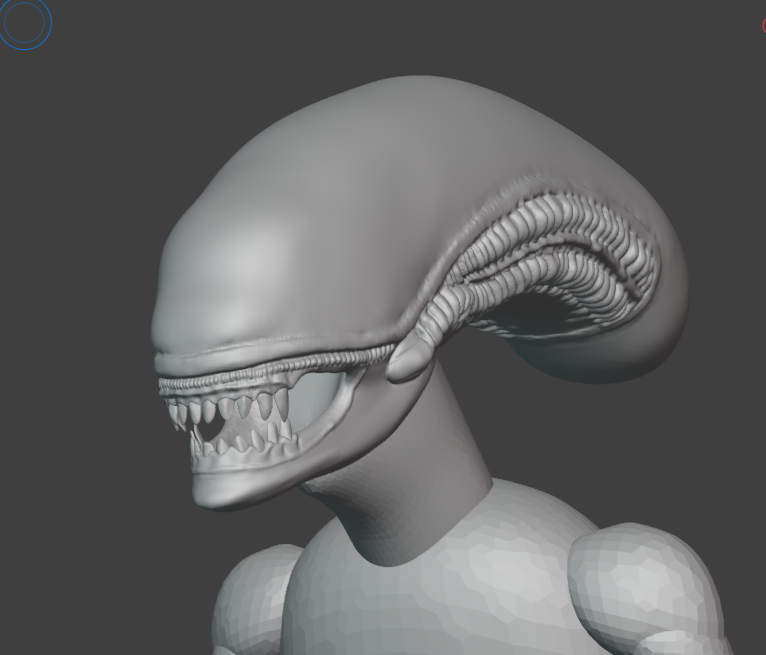 エイリアン作るぞ！ #blender