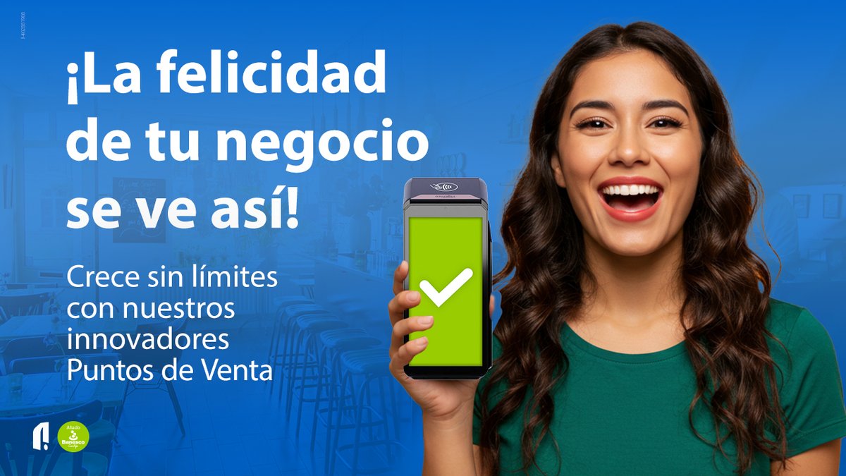 ✅Así se ve tu #POS nativa al finalizar una transacción exitosa, porque es sinónimo de que tu negocio crece junto a un gran aliado 🚀

💻Solicita el equipo ideal para tu negocio en nativapagos.com y déjanos ser parte de tu negocio o emprendimiento.

#nativaPagos