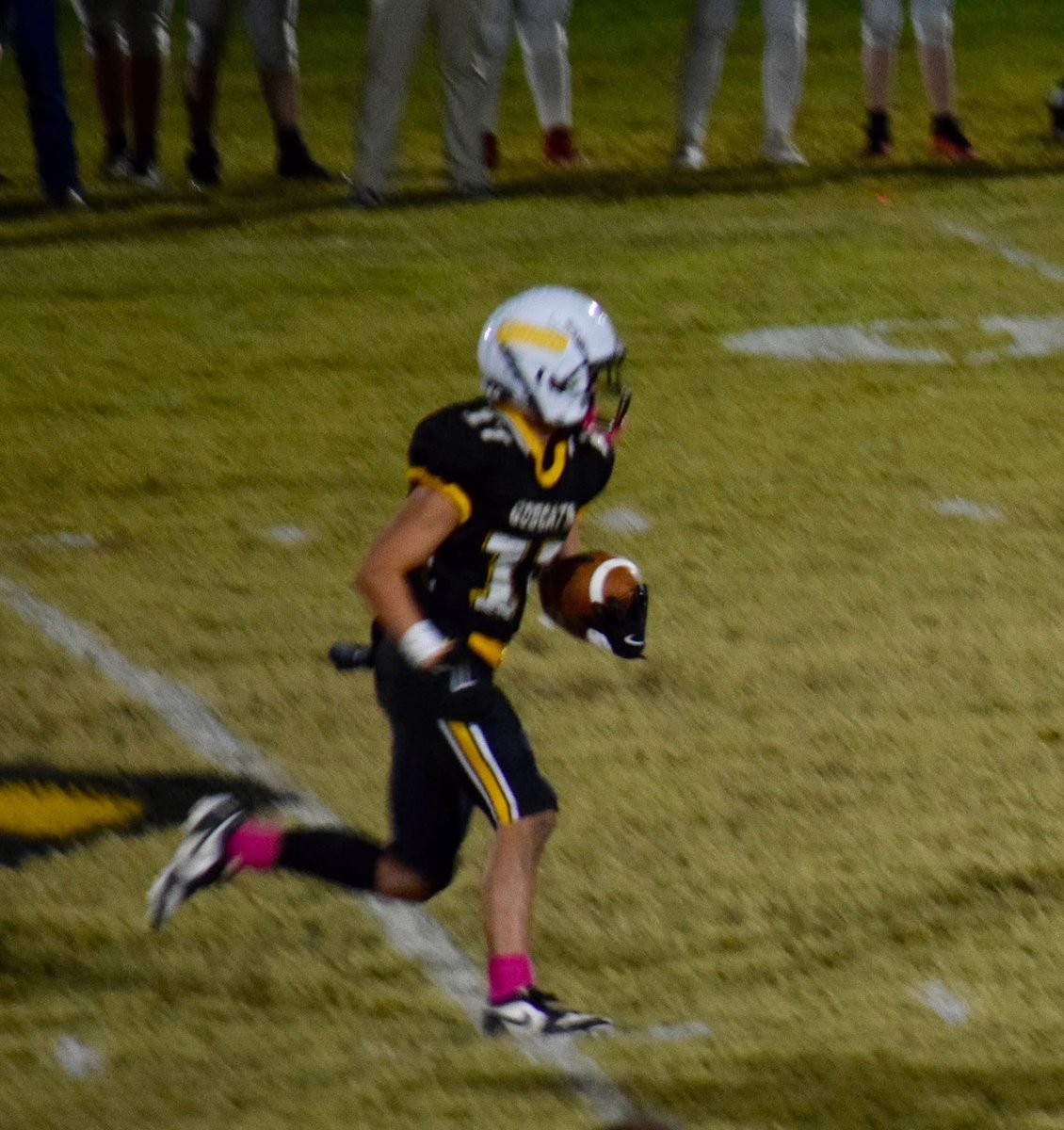 Proud Pa moment. #1 had 4 interceptions with a pick 6 tonight against Rose Bud.  Now on to the championship game next week.