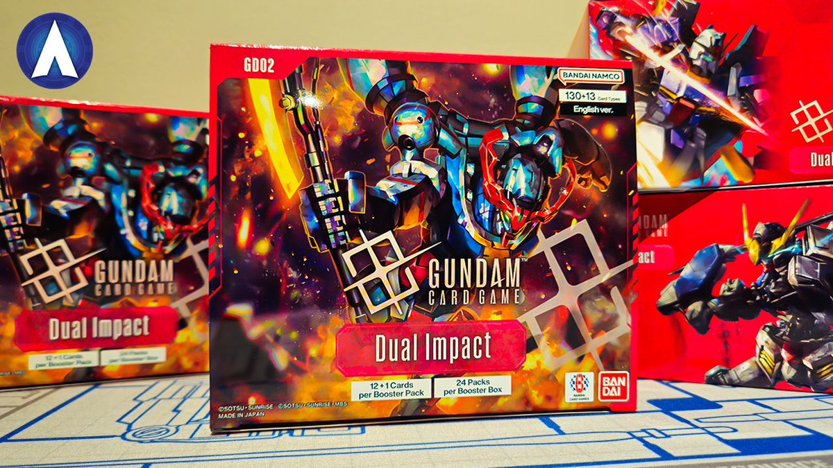 AVAULT7's tweet image. Finally got my hands on GD02 Dual Impact and its time to open up some boxes! Come check out what I pulled form the latest #GundamCardGame set!

youtube.com/watch?v=Y-S7Qj…