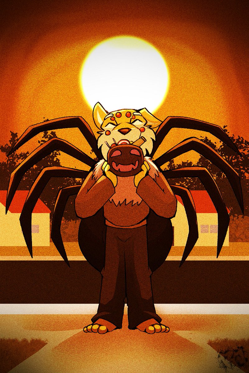 Arachnophobia

Happy Halloween ^u^
The most popular costume in my culture