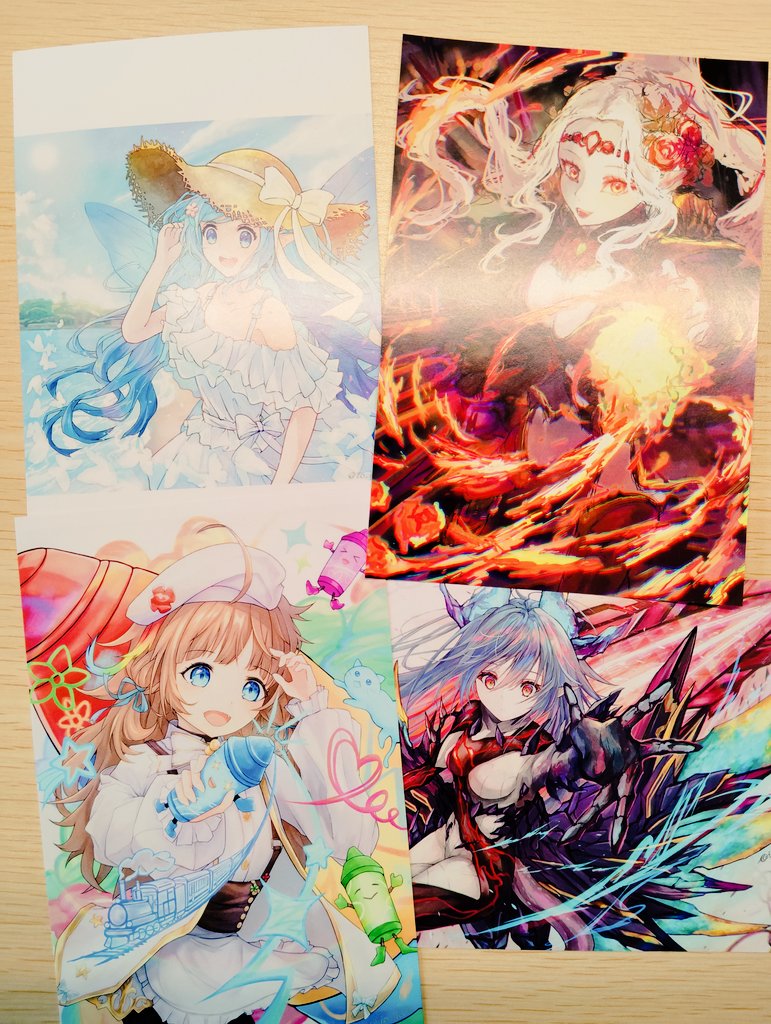 io_63k's tweet photo. 今日の東京宴day 1にポストカード持っていきます！前回宴のポスカもあるので��ければ貰ってください!!😆

新作:ティターニア(表)テレーゼ(裏)
過去作:アルト(表)ゲイ・ボルグ(裏)
たくさんあるのでぜひ！
#オセロニアンの宴 https://t.co/PGZpKYKyum