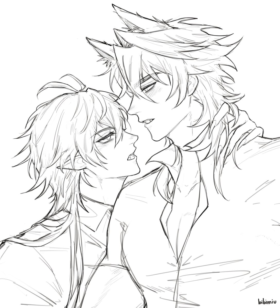 bbibimiu's tweet image. vampire x werewolf
#varflins #knightlight