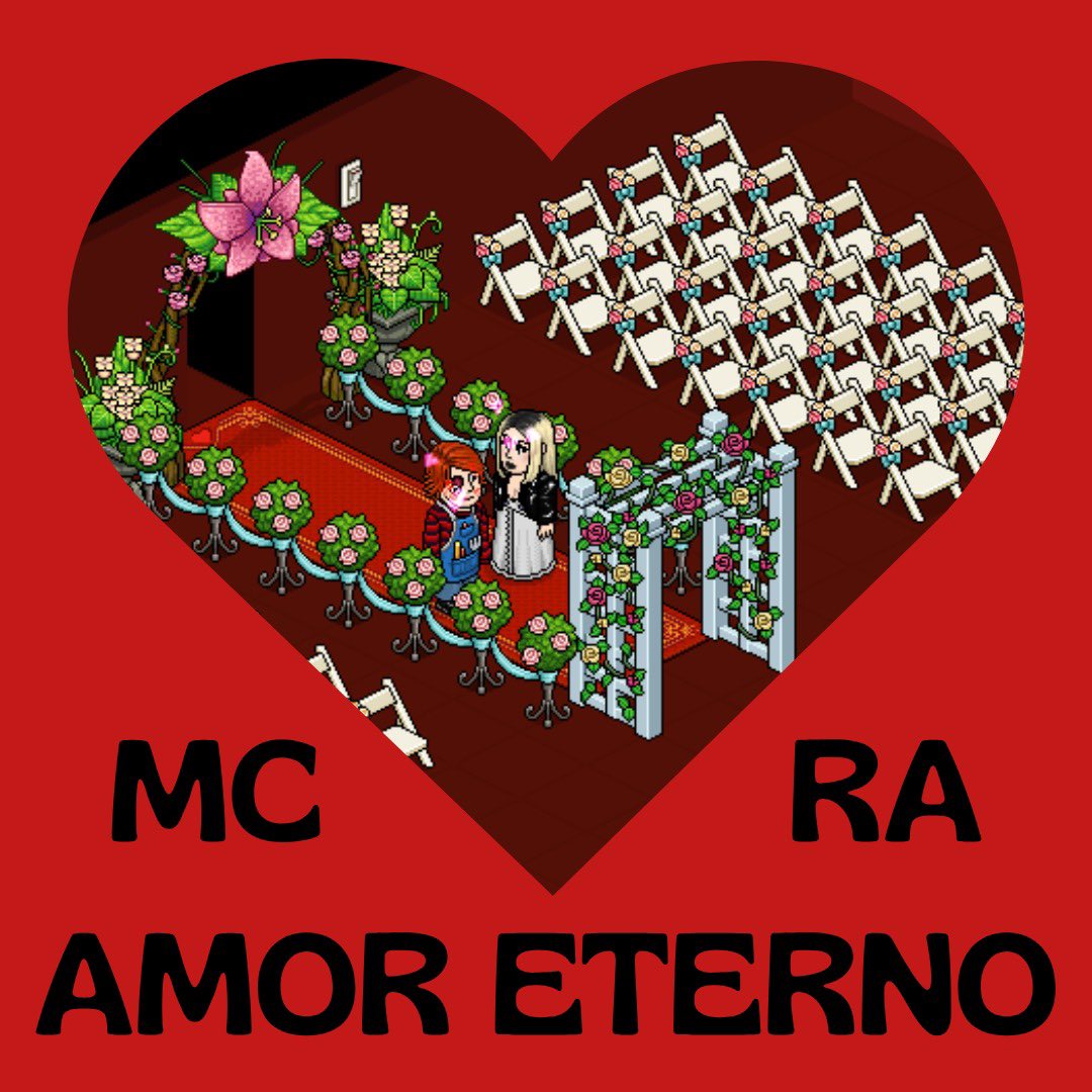 radohabblet's tweet image. GOHabblet: SOMBRAS EM PAR 
Nick: Ra e Mc

Inspiração: Chucky e Tiffany de “O Filho de Chucky”

@GOHabblet 
#HalloweenNaGO